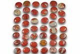1.7" Polished Brecciated Red Jasper Pocket Stone  - Photo 3